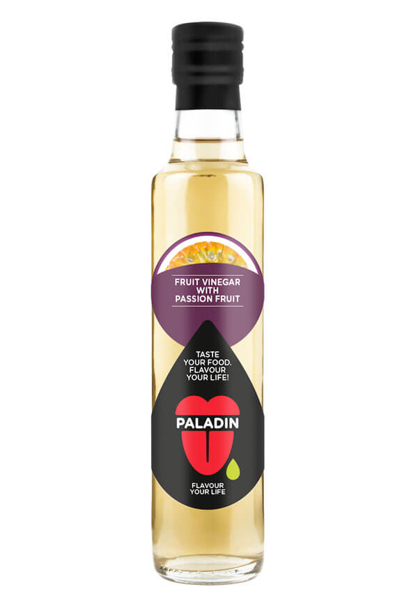 Paladin organic fruit vinegar with passion fruit
